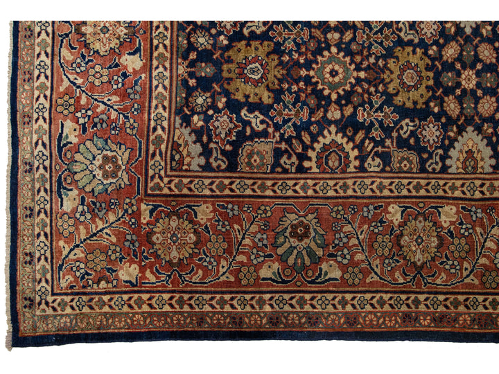 Antique Sultanabad Wool Rug 12 X 21