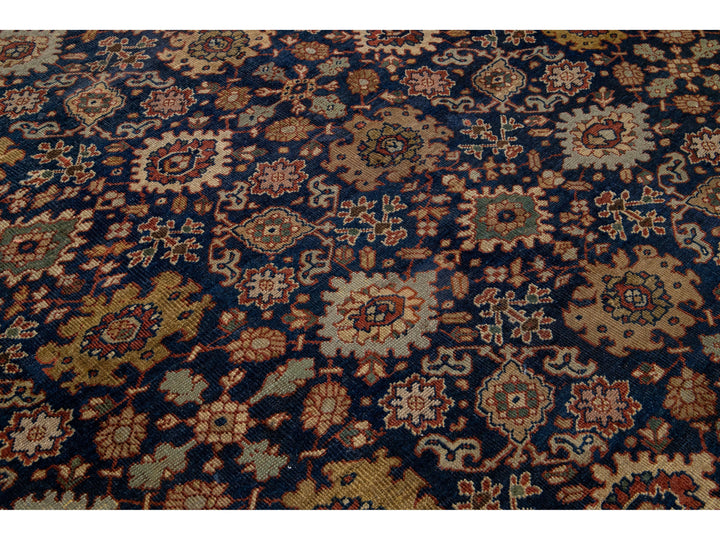 Antique Sultanabad Wool Rug 12 X 21