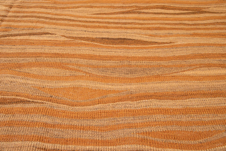 21st Century Modern Kilim Wool Rug 10 X 13
