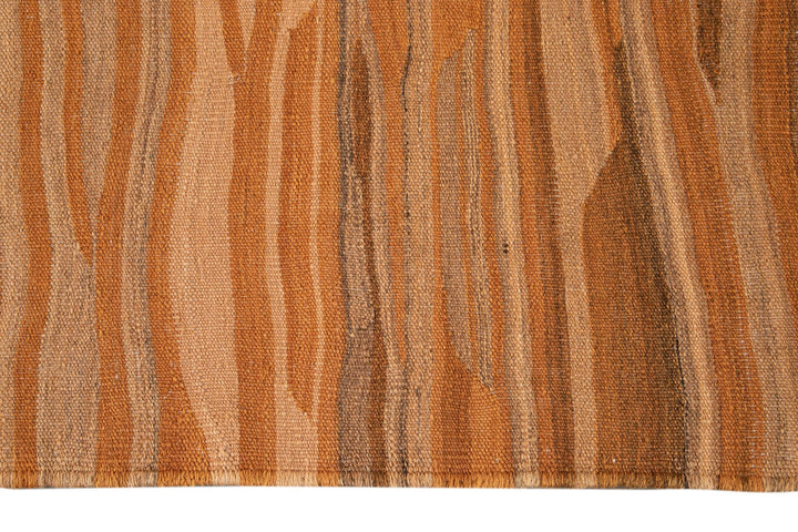 21st Century Modern Kilim Wool Rug 10 X 13