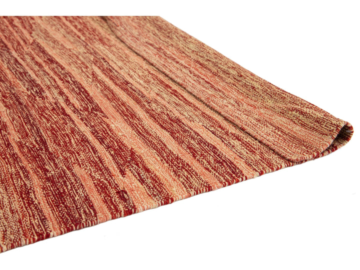 Modern Kilim Flatweave Wool Rug 7 X 11