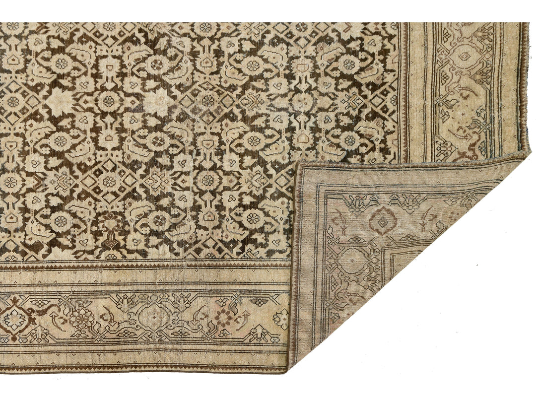 Antique Malayer Wool Runner 7 X 19