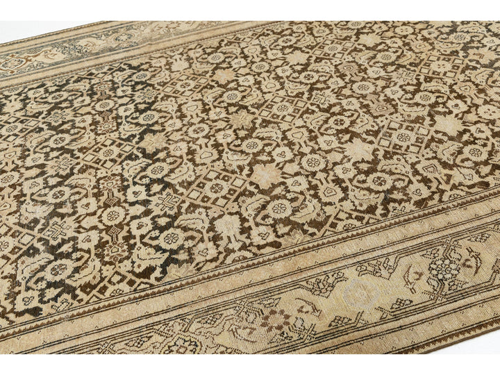 Antique Malayer Wool Runner 7 X 19