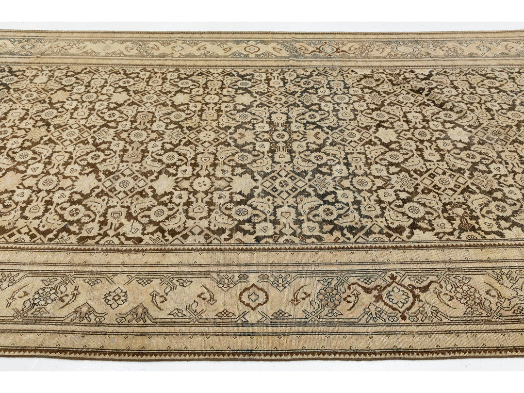 Antique Malayer Wool Runner 7 X 19
