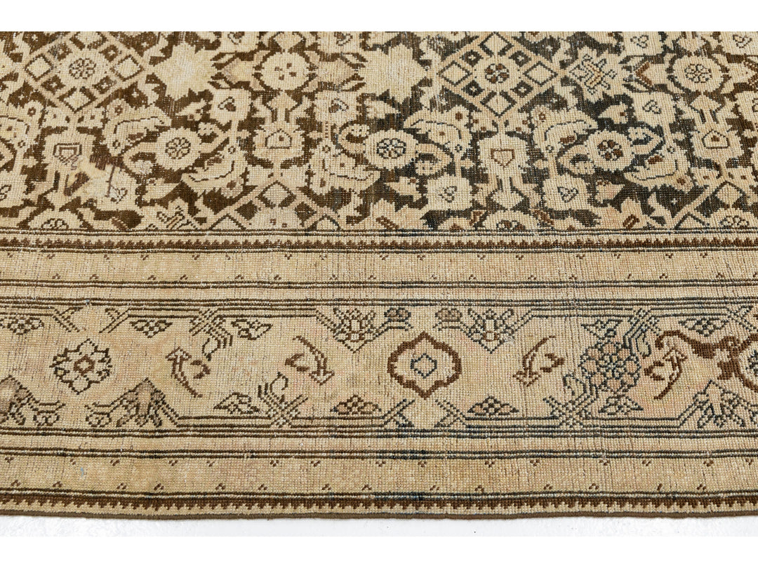 Antique Malayer Wool Runner 7 X 19