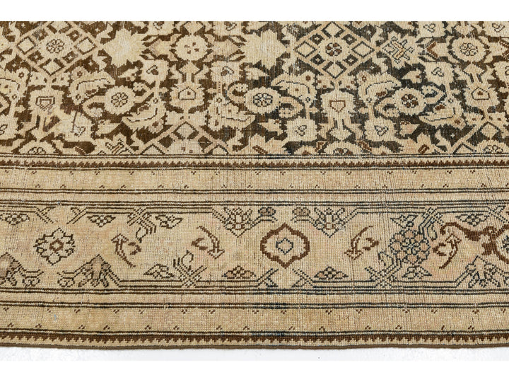 Antique Malayer Wool Runner 7 X 19