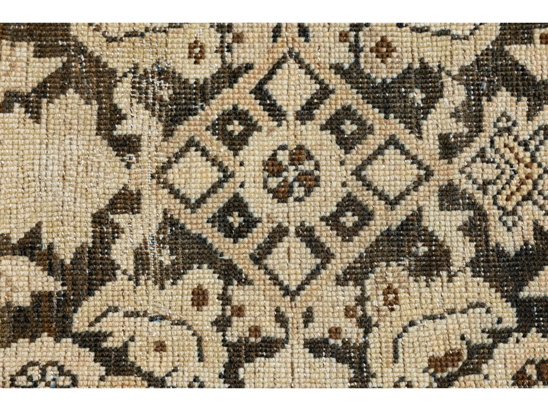 Antique Malayer Wool Runner 7 X 19