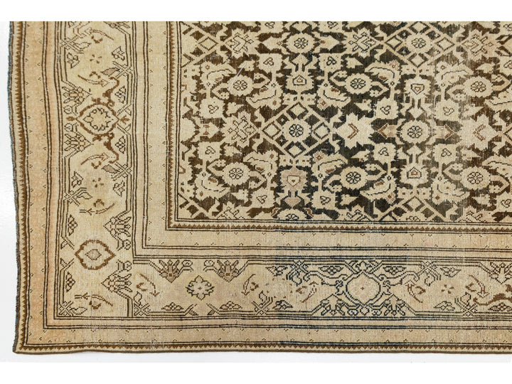 Antique Malayer Wool Runner 7 X 19