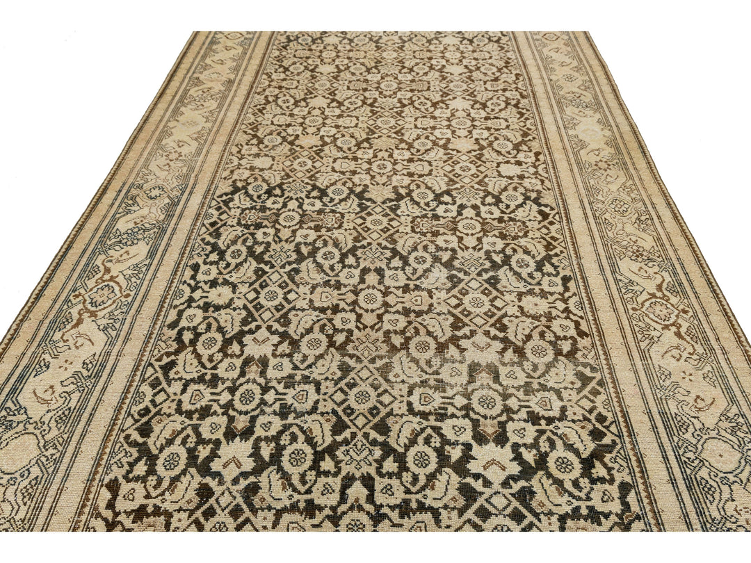 Antique Malayer Wool Runner 7 X 19