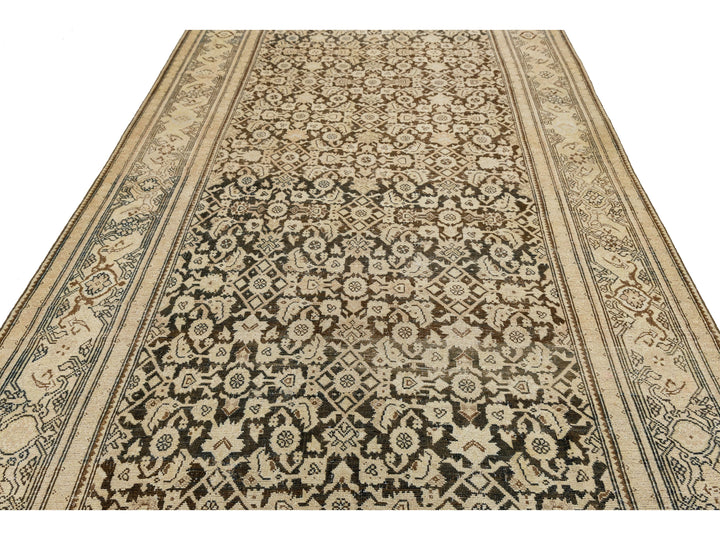 Antique Malayer Wool Runner 7 X 19