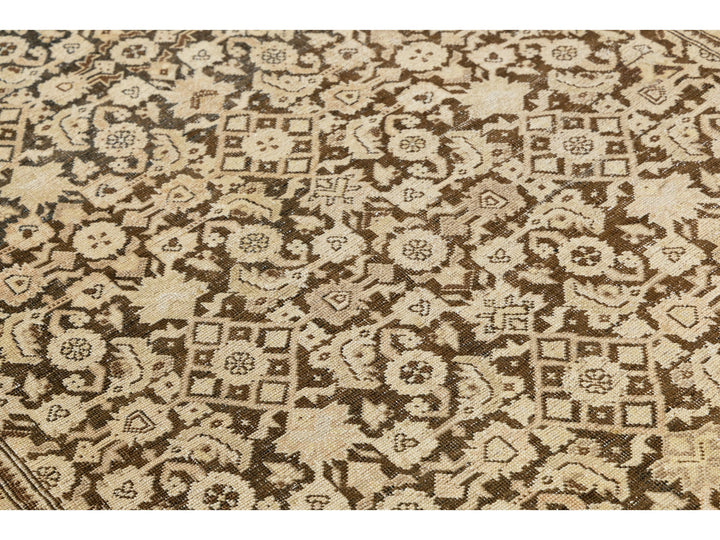 Antique Malayer Wool Runner 7 X 19