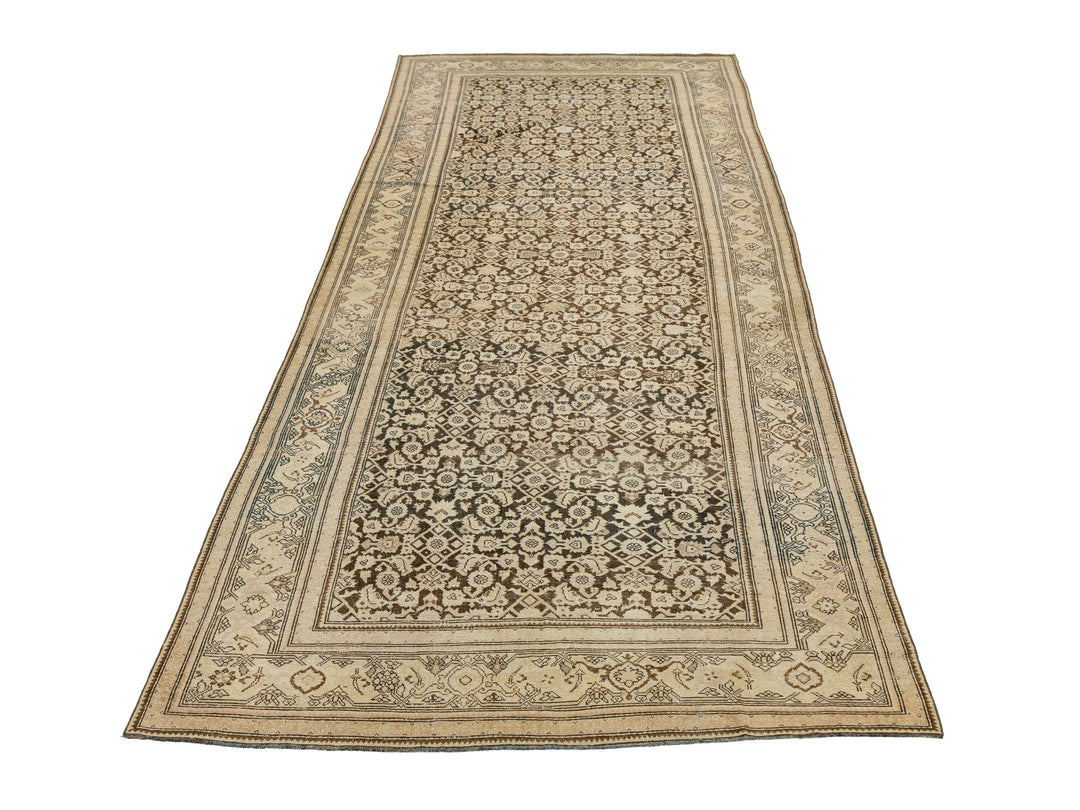 Antique Malayer Wool Runner 7 X 19