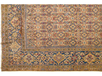 Antique Kerman Wool Rug  14 X 18