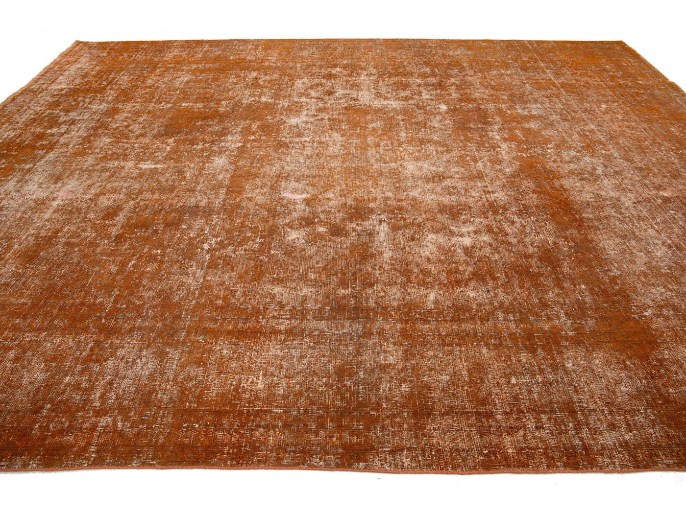 Antique Overdyed Wool Rug 9 x 12