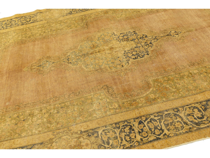Vintage Tabriz Wool Rug 7 X 10
