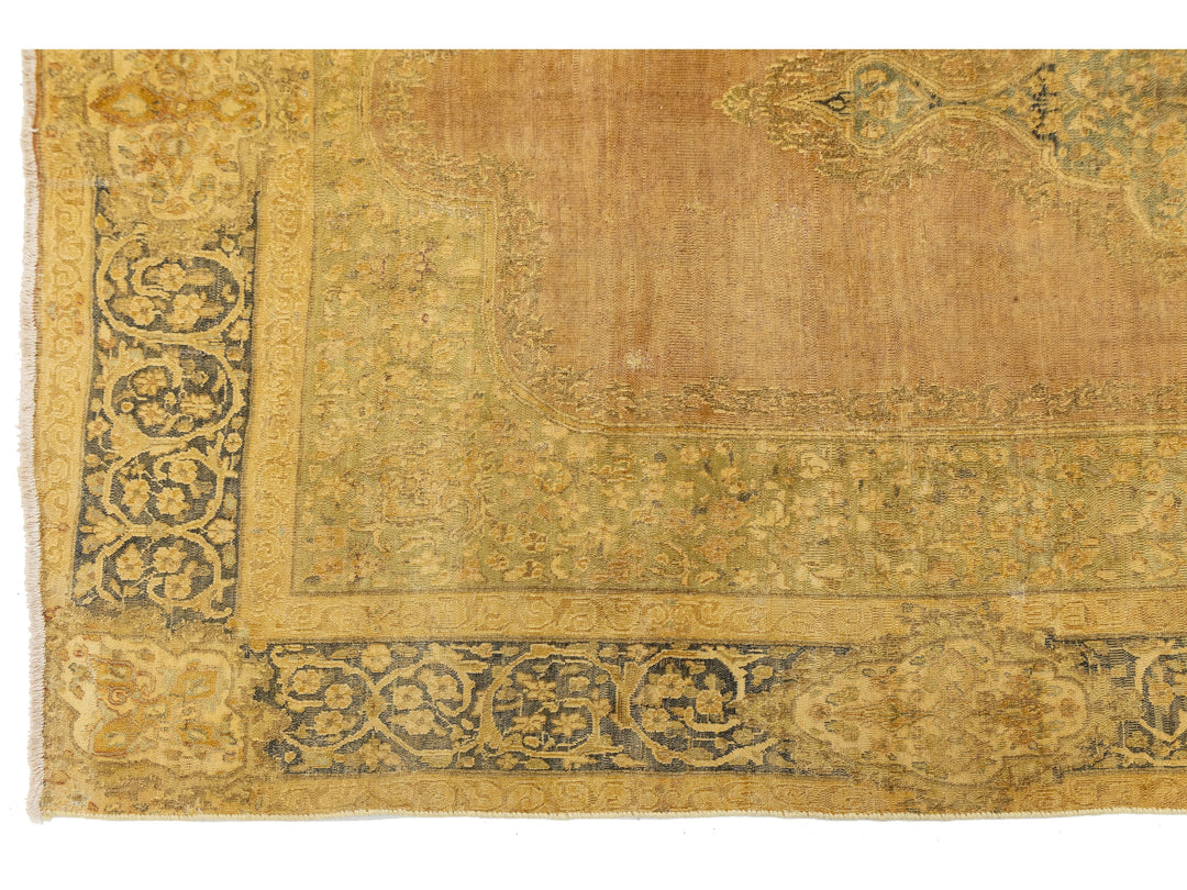 Vintage Tabriz Wool Rug 7 X 10