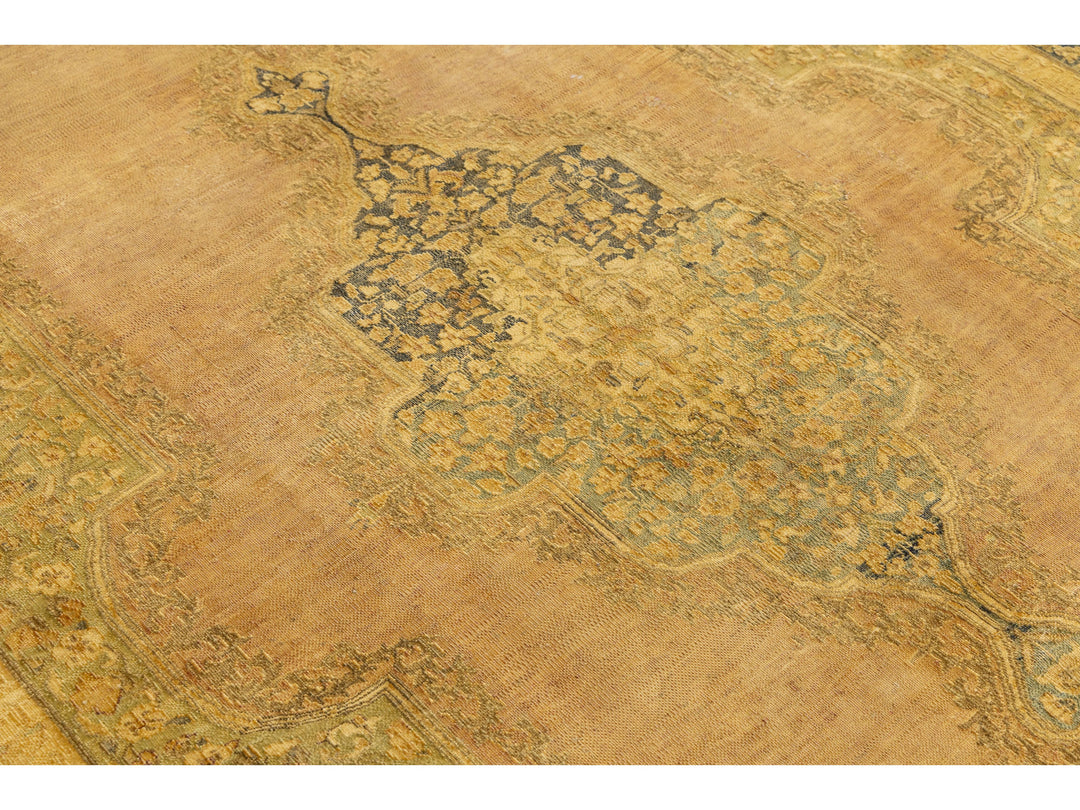 Vintage Tabriz Wool Rug 7 X 10