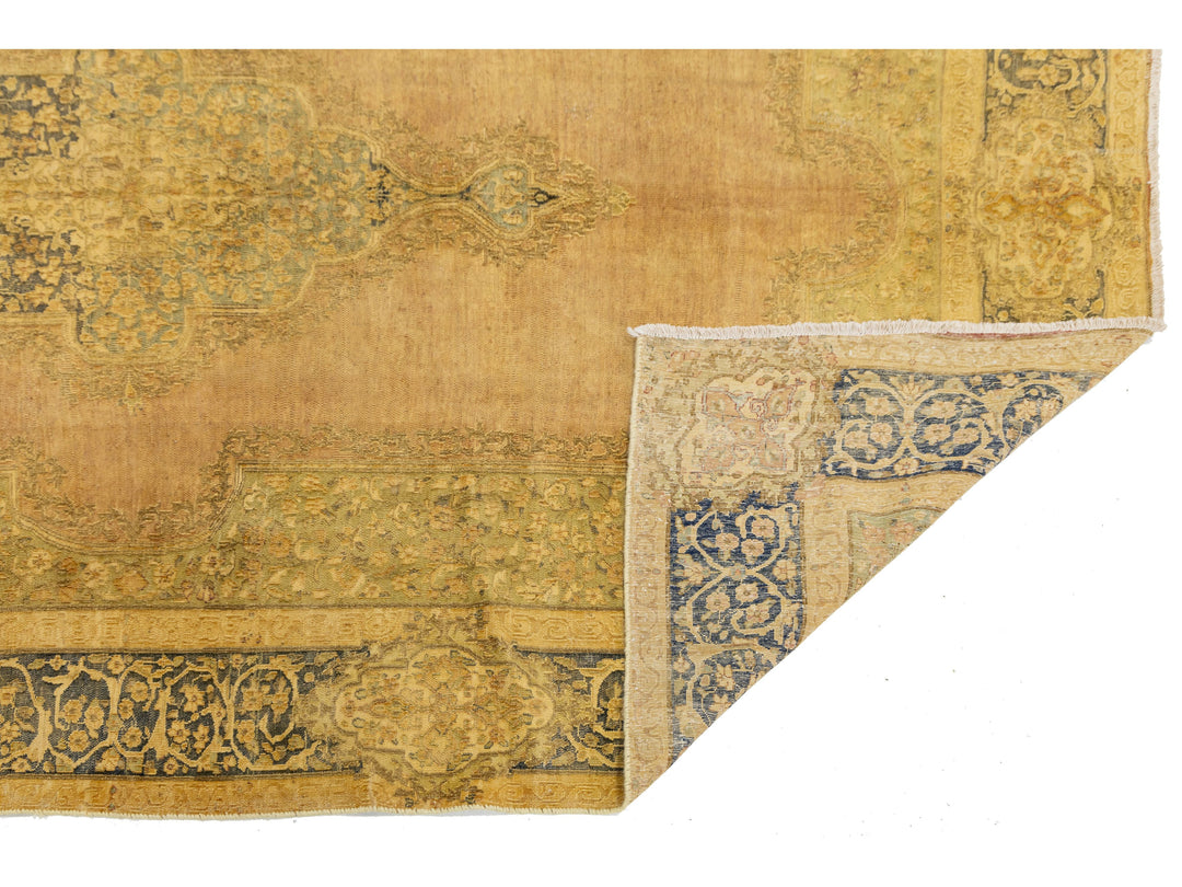 Vintage Tabriz Wool Rug 7 X 10