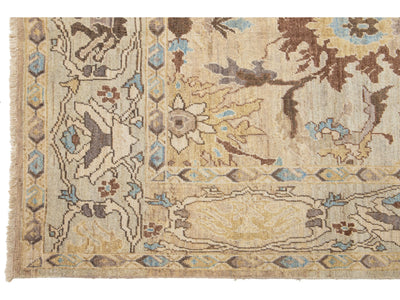 Modern Sultanabad Wool Rug 6 X 7