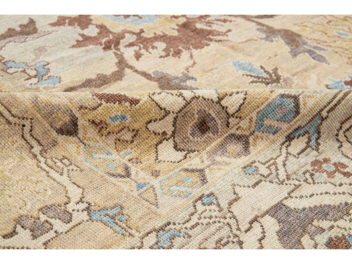 Modern Sultanabad Wool Rug 6 X 7