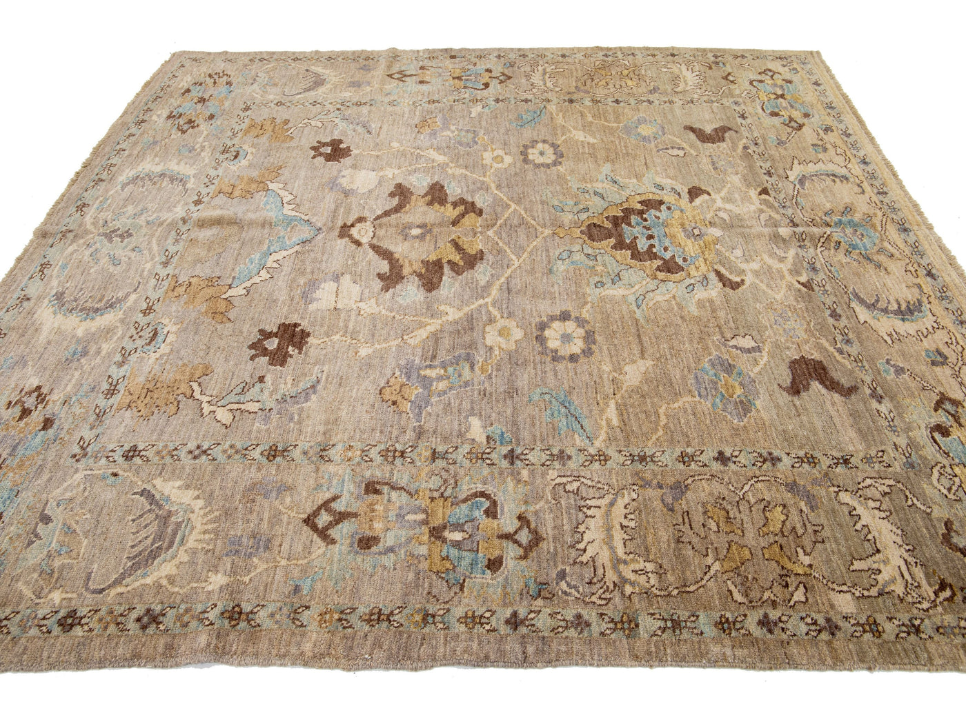 Modern Sultanabad Wool Rug 8 X 8