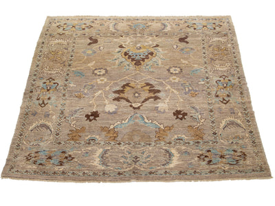 Modern Sultanabad Wool Rug 8 X 8