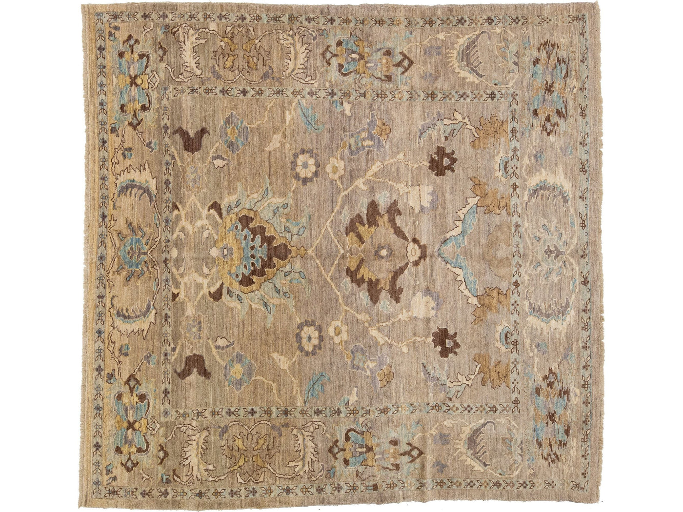 Modern Sultanabad Wool Rug 8 X 8