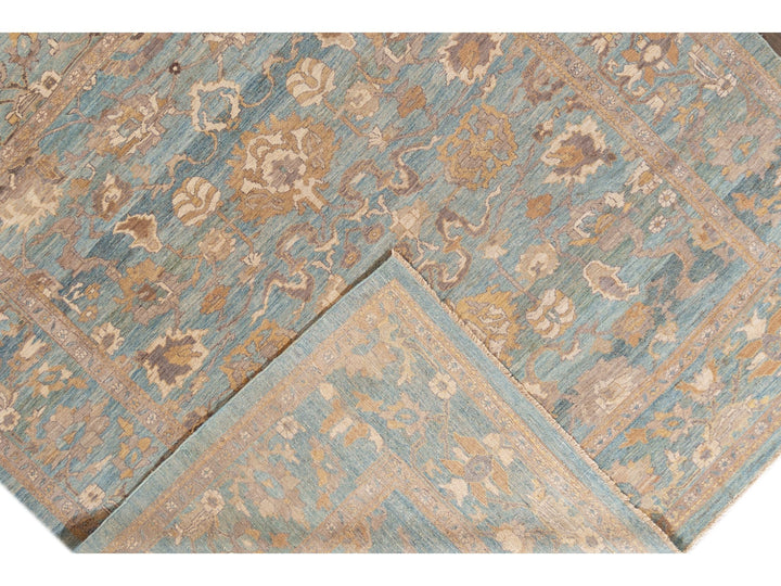 Modern Sultanabad Wool Square Rug 10 X 10