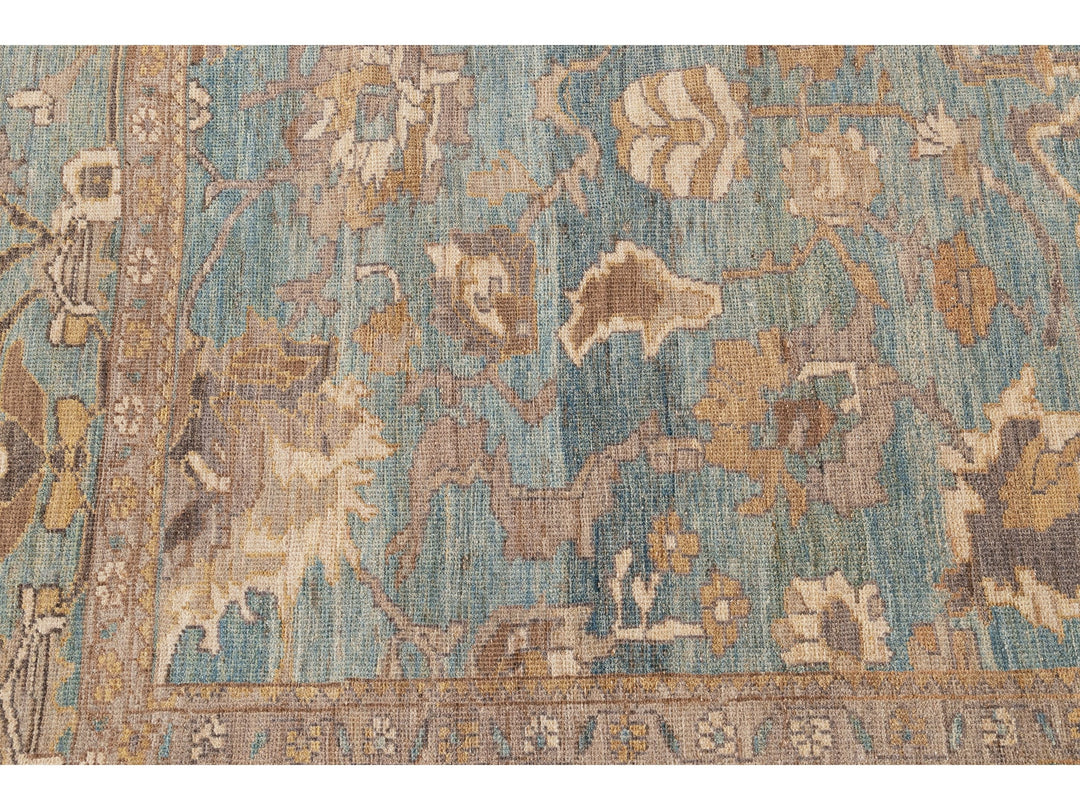 Modern Sultanabad Wool Square Rug 10 X 10