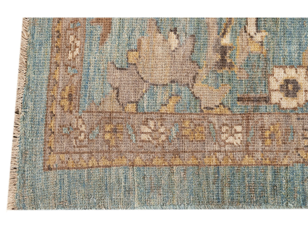Modern Sultanabad Wool Square Rug 10 X 10
