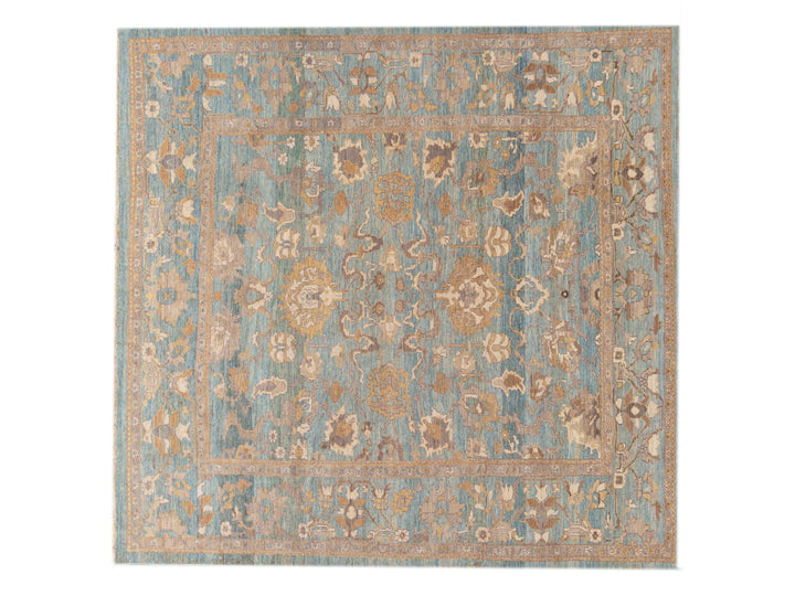 Modern Sultanabad Wool Square Rug 10 X 10