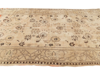 Antique Agra Wool Long Runner 7 X 24