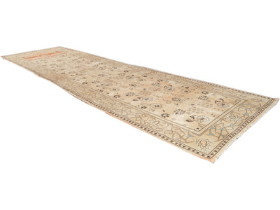 Antique Agra Wool Long Runner 7 X 24