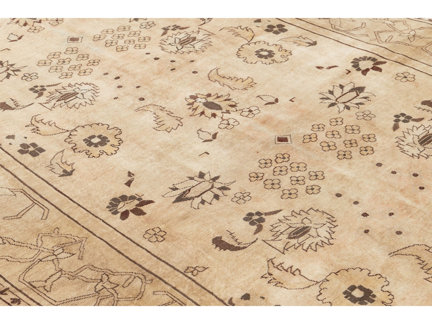 Antique Agra Wool Long Runner 7 X 24