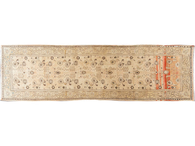 Antique Agra Wool Long Runner 7 X 24