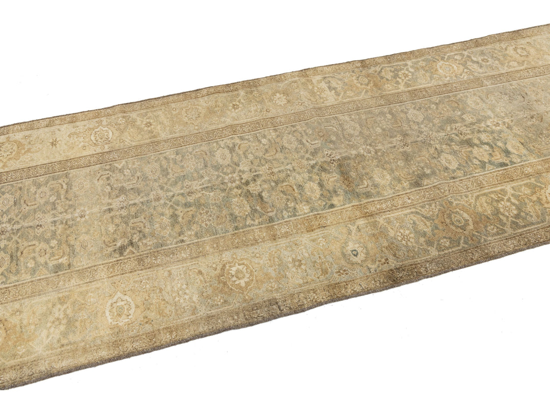 Antique Malayer Wool Runner Rug 4 X 17