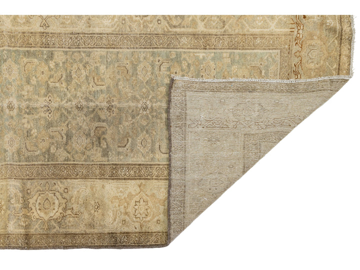 Antique Malayer Wool Runner Rug 4 X 17