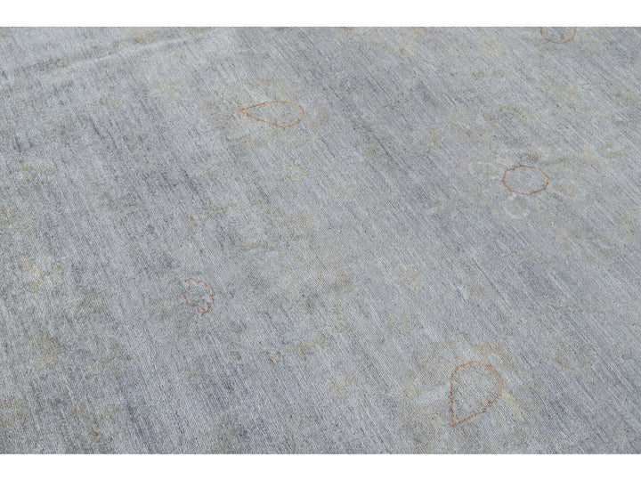 Modern Overdyed Wool Rug 14 X 20