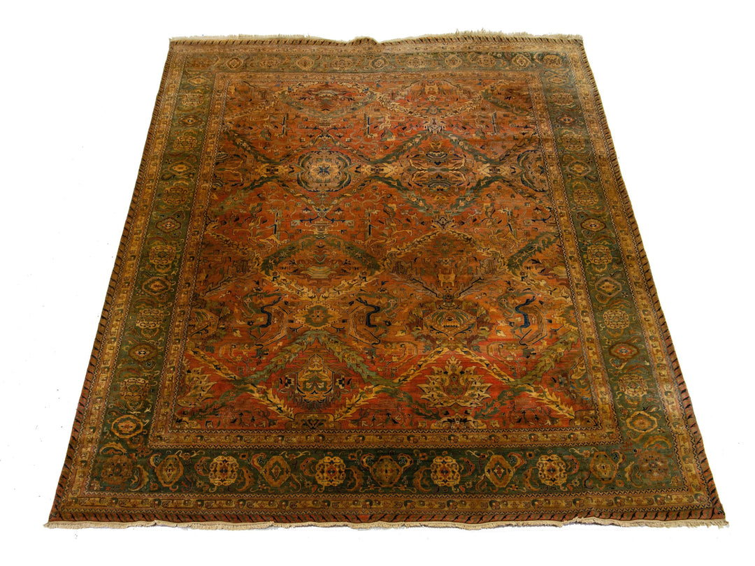 Antique Sultanabad Persian Wool Rug 9 X 16