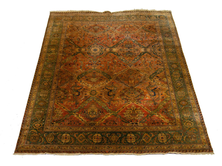 Antique Sultanabad Persian Wool Rug 9 X 16