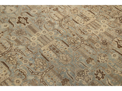 Antique Tabriz Wool Rug 10 X 14