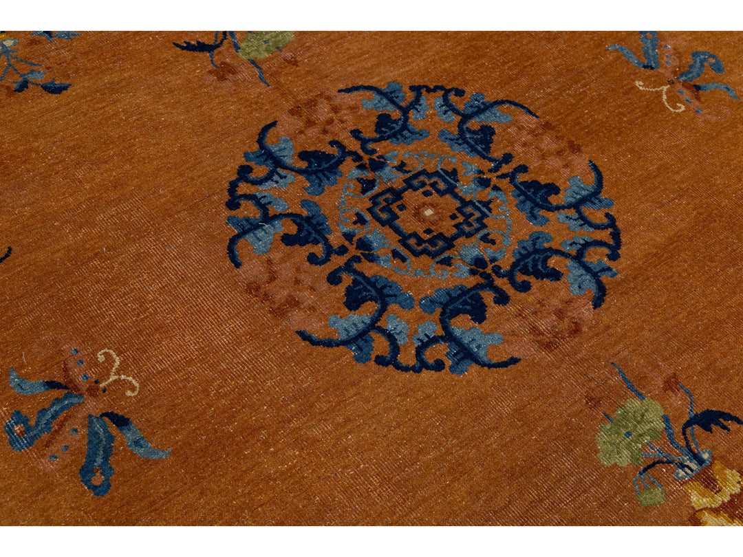 Antique Art Deco Chinese Rug 8 X 10