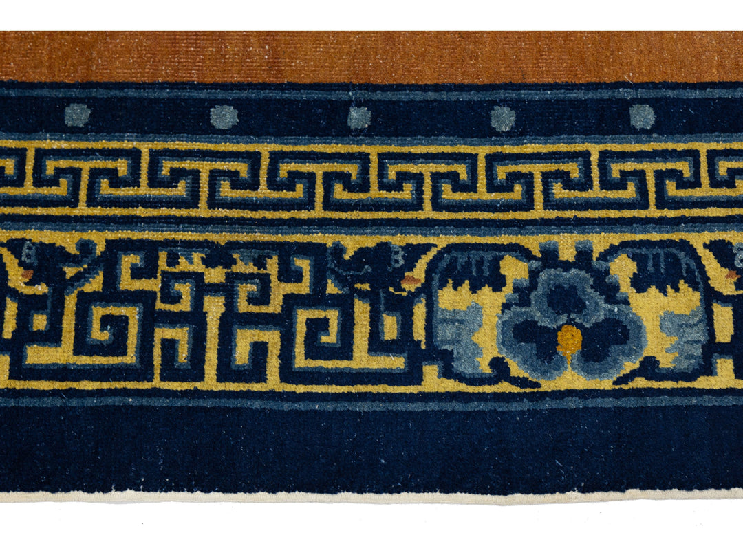 Antique Art Deco Chinese Rug 8 X 10