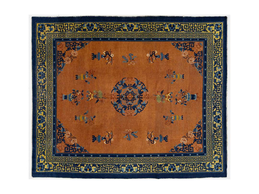 Antique Art Deco Chinese Rug 8 X 10