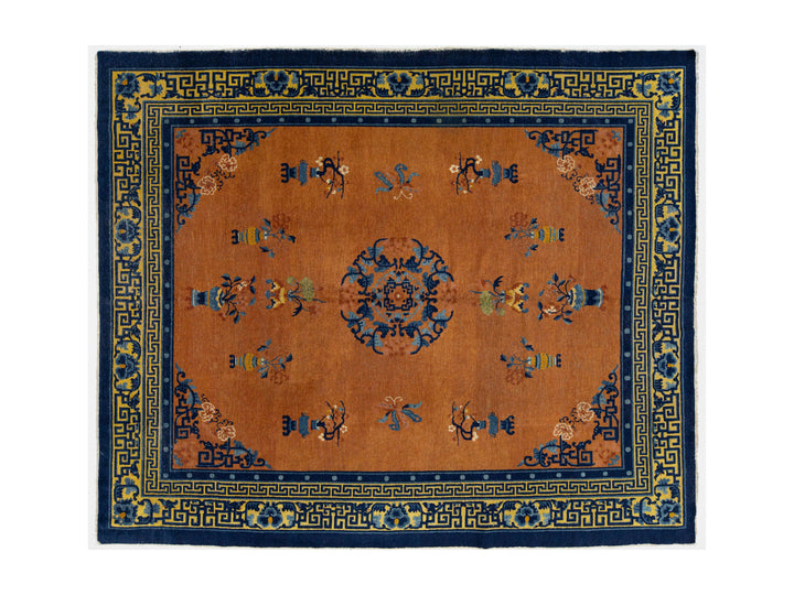 Antique Art Deco Chinese Rug 8 X 10