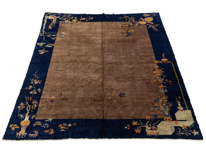 Antique Art Deco Chinese Rug 9 X 11