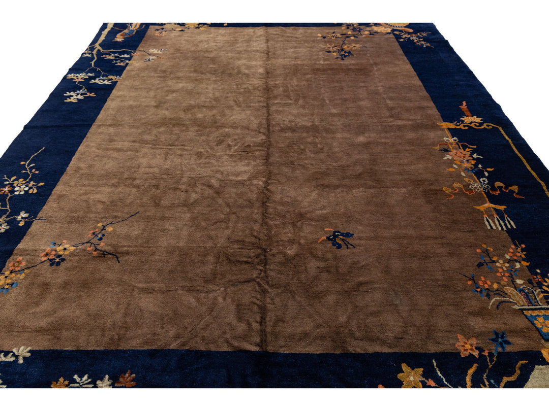 Antique Art Deco Chinese Rug 9 X 11