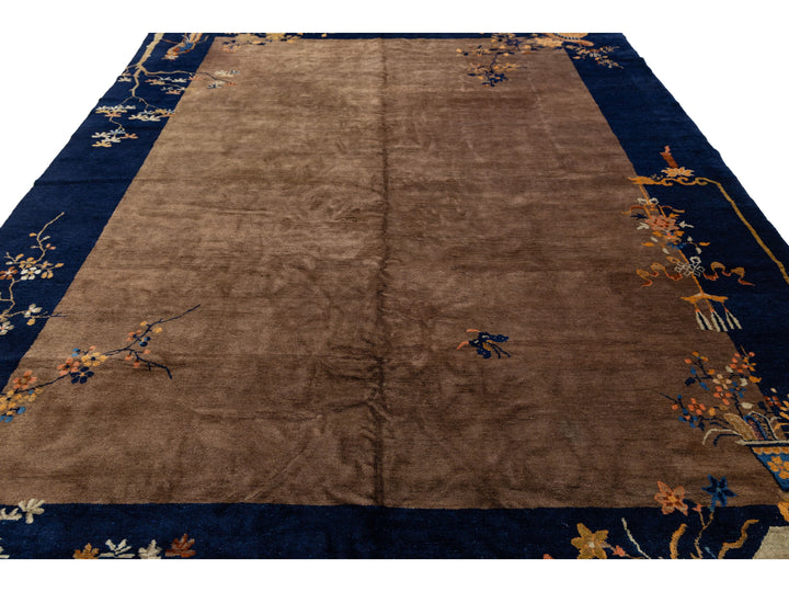 Antique Art Deco Chinese Rug 9 X 11