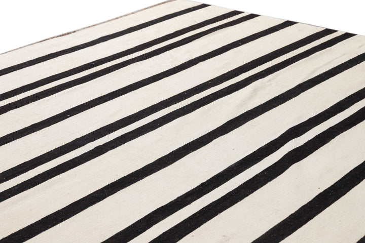 Modern Kilim Oversize Wool Rug 14 X 18