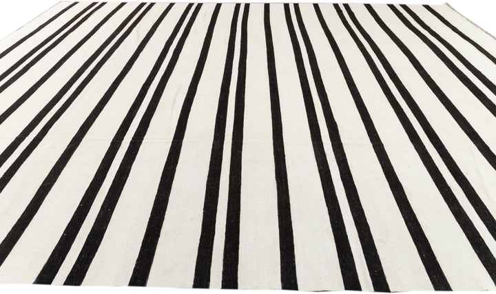 Modern Kilim Oversize Wool Rug 14 X 18